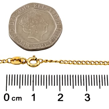 9ct Gold 4.8g 20 inch Cross Pendant with Chain